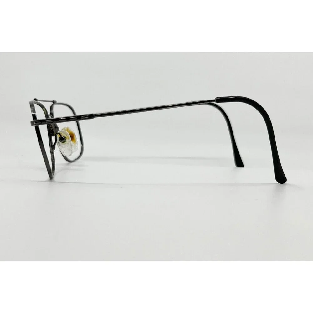 Unbranded Eyeglasses Mens Black Double Bridge Aviator Full Rim 54-16-140